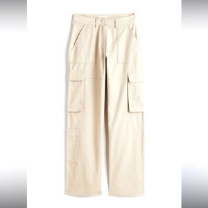 Lightweight linen feel cargo utility pants
